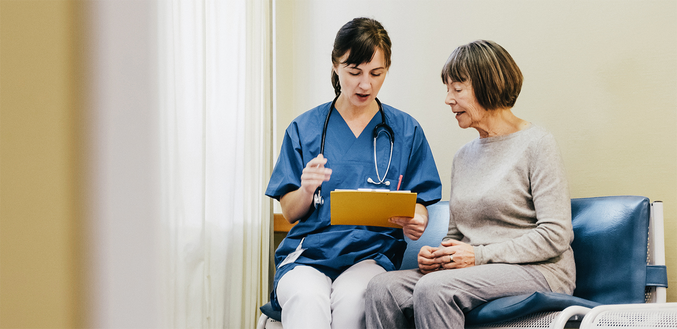 Sjukvårdspersonal och patient